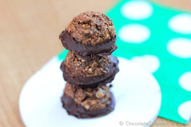 Mint Chocolate Coconut Cookies