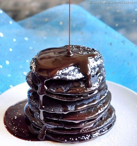 brownie batter pancakes