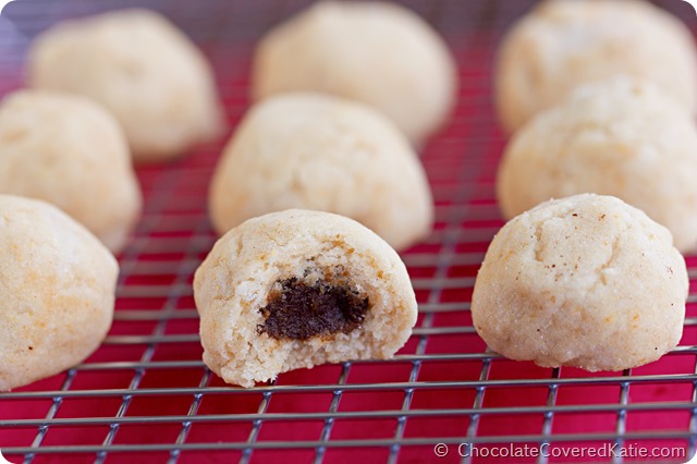 Addictive homemade sugar cookies stuffed with Nutella filling!