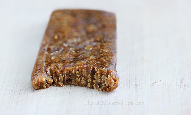 Peanut Butter Protein Bars - 5 ingredients.