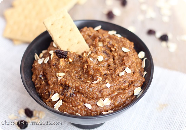 Oatmeal Cookie Dough Dip