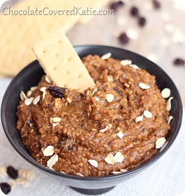 Oatmeal Cookie Dough Dip