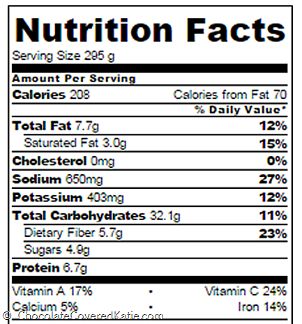 Pasta Casserole Nutrition Facts - Chocolate Covered Katie
