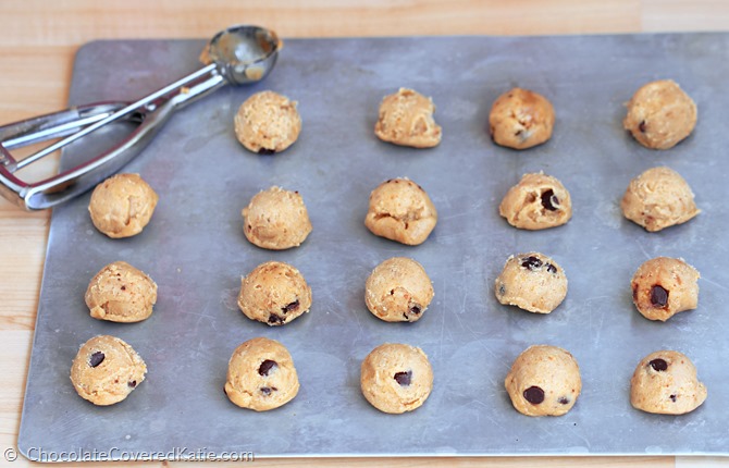 chocolate chip peanut butter balls