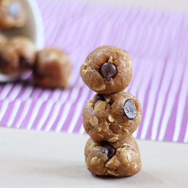 peanut butter cookie dough ball