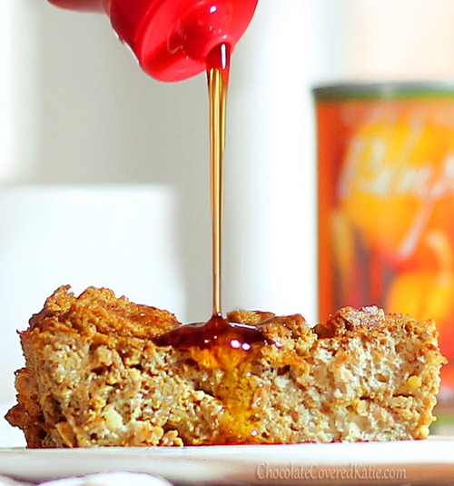 Pumpkin baked french toast- the perfect recipe for Thanksgiving breakfast!