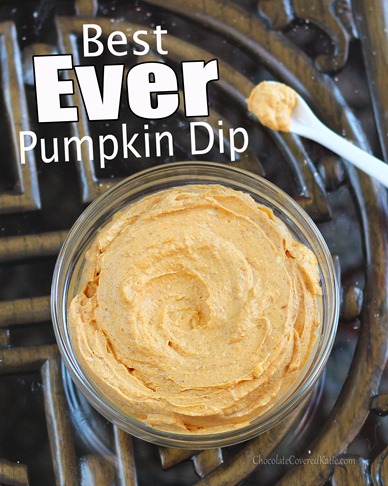 Pumpkin Cheesecake Dip- this popular dip is always the first thing to go at parties.