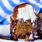 Recipe from @choccoveredkt... I've made this recipe about 1000 times and no one ever believes it's healthy... One of the best desserts I've ever made: https://chocolatecoveredkatie.com/2011/10/24/its-a-chocolate-pumpkin-pizookie/