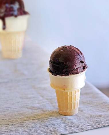 healthy chocolate ice cream