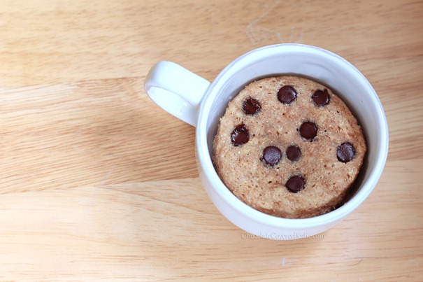 Chocolate Chip Cookie Mug Cake