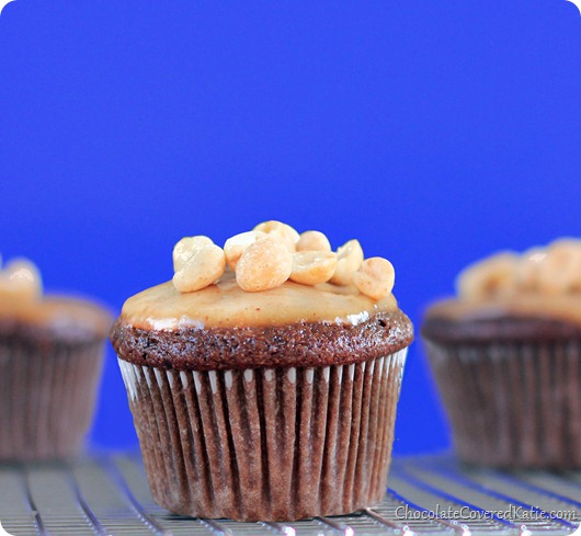 Snickers Candy Bar Cupcakes