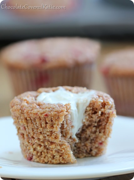 Strawberry Cream Cheese Muffins