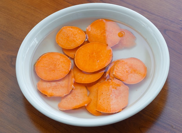 homemade sweet potato chips