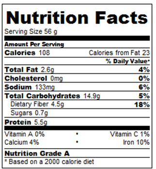 tots tater nutrition facts calories