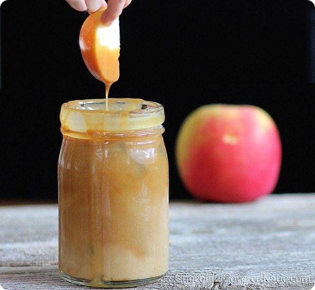 healthy caramel apple dip
