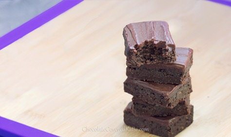 Chocolate Fudge Zucchini Brownies