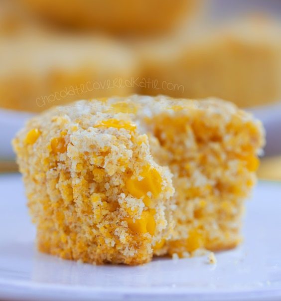 healthy corn muffin