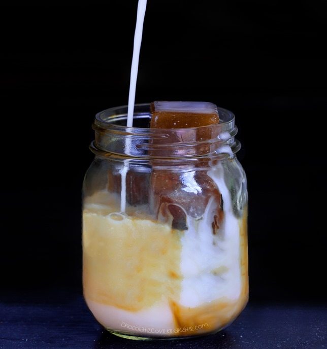The easy & BEST iced coffee trick from @choccoveredkt - so simple, there's no excuse not to try this easy trick! https://chocolatecoveredkatie.com/2015/06/15/best-iced-coffee-recipe/