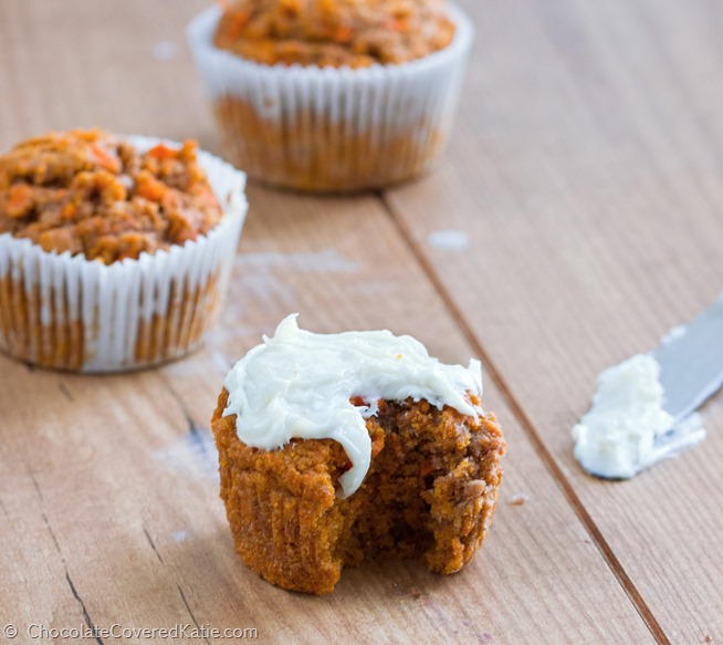 Healthy Carrot Cake Cupcakes Low Calorie Low Fat