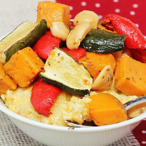 Layered Vegetable Crockpot Casserole - Happy Healthy Mama