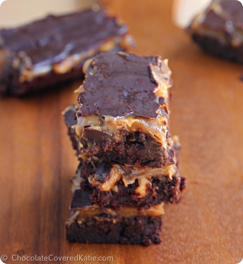 Frosted Peanut Butter Brownies