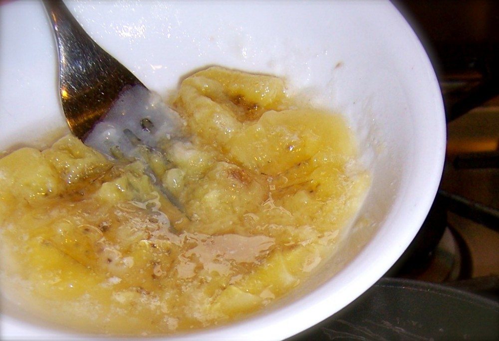 melted banana