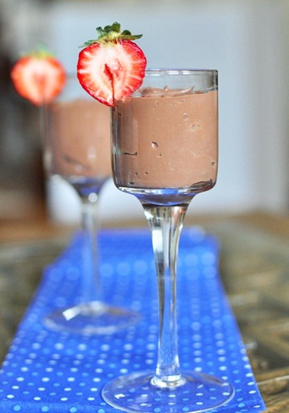 chocolate tofu mousse