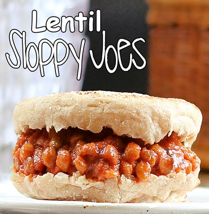 SUPER healthy lentil sloppy joes!