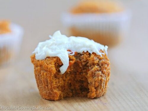 Healthy Carrot Cake Cupcakes Low Calorie Low Fat