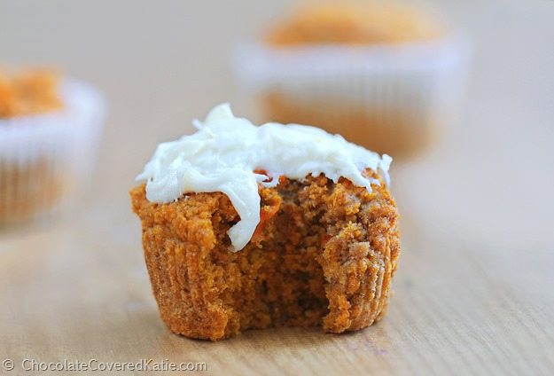 Healthy Carrot Cake Cupcakes Low Calorie Low Fat